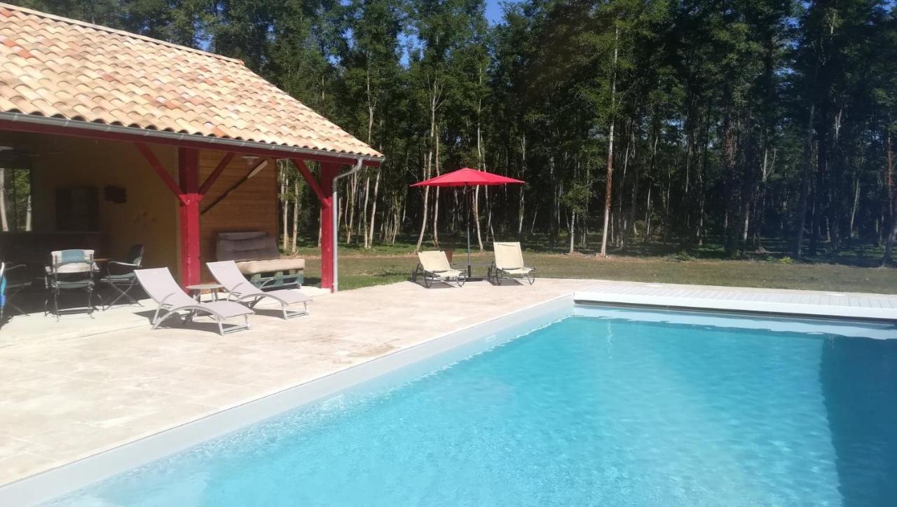 Bed and Breakfast Domaine Cazenave Budos Exterior foto