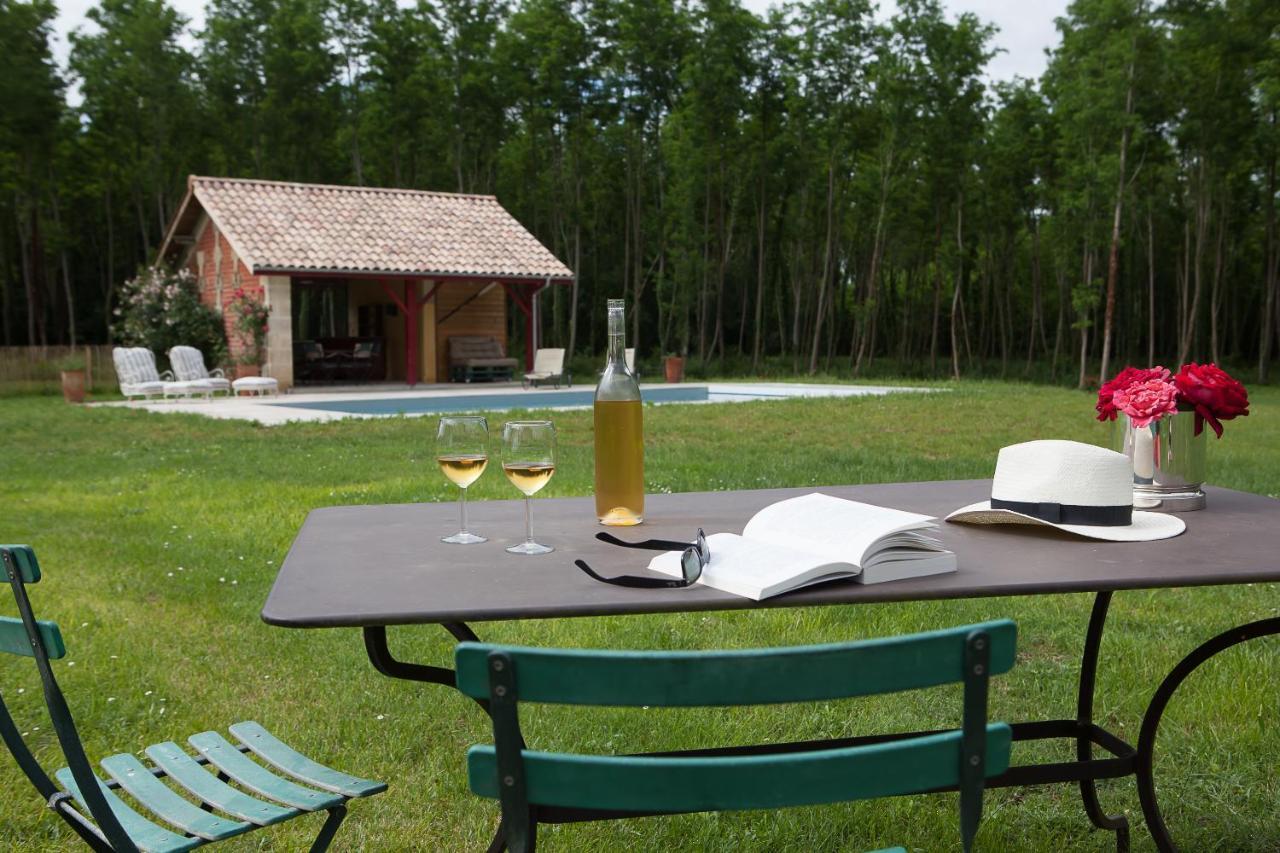 Bed and Breakfast Domaine Cazenave Budos Exterior foto